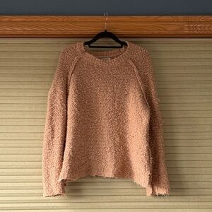 Blu Pepper Textured Tan Sweater